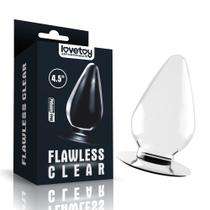 Plug Anal Silicone Transparente 11x5cm Flawless Clear 4.5 Lovetoy