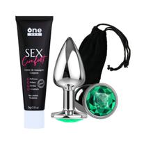 Plug Anal Tamanho G E Sex Comfort Lubrificante Anal - sexy import