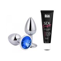 Plug Anal Tamanho M E Sex Comfort Lubrificante Anal - sexy import