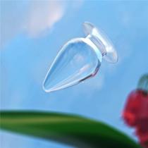 Plug Anal Transparente Cônico King Size em TPE 11,5cm - 4,5" - LOVETOY CLEAR ANAL PLUG