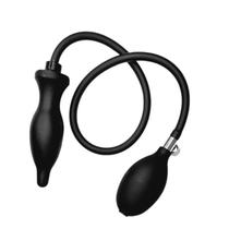 Plug Anal Vaginal Grande Inflável Feminino Masculino Dilata e Excita Silicone