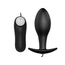 Plug anal vibratório - redondo - stimulation Plug anal vibratório - redondo - stimulation