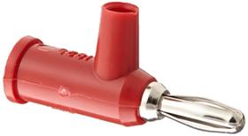 Plug banana Fluke Pomona 1825-2 sem solda, vermelho, pacote com 10 Plug banana Fluke Pomona 1825-2 sem solda, vermelho, pacote com 10