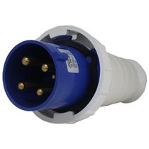 Plug Blindado 3P+T 63A 250V Azul Metaltex