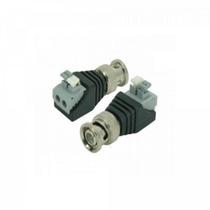 Plug BNC com Borne Engate Rápido CBNC0005 Preto Storm - PCT / 10