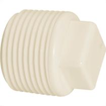 Plug Branco Amanco Rosca 3/4'' - Kit C/50 Pecas