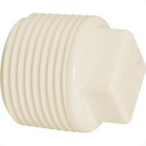 Plug Branco Amanco Rosca/Rosca 1/2'' X 1/2'' 11763 - Kit C/50
