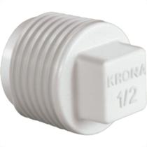Plug Branco Krona Rosca Rosca 3/4'' 294 - Kit C/50