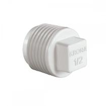 Plug Branco Krona Rosca Rosca 3/4" 294 - Kit C/50