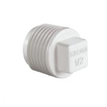 Plug Branco Krona Rosca Rosca 3/4'' 294 - Kit C/50