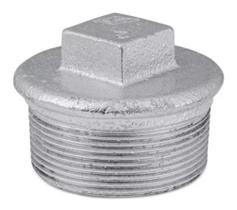Plug Bujão de 1" Galvanizado Macho - Bsp - Mech