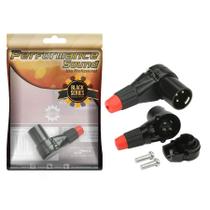 Plug Cannon Macho 90º Premium Profissional Black Séries Plug Cannon Macho 90º Premium Profissional Black Séries