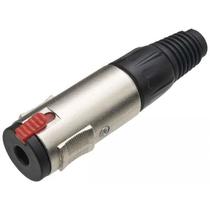Plug Canon Femea Para P10 ST Com Trava HYX