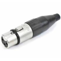 Plug Canon Femea Xlr Sa2x Santo Angelo