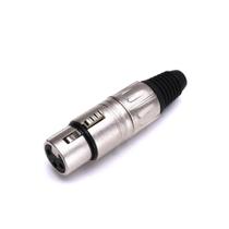 Plug Canon XLR Santo Angelo Cabo Fêmea L3FNN01 Unidade