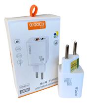 Plug Carregador Turbo 40W Tipo C Mais Velocidade, Menos Espera