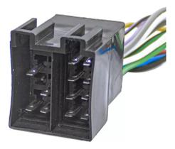 Plug Chicote Conector Instalação Som Universal 16 Vias Macho