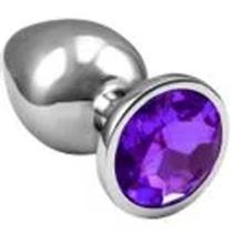 Plug com Pedra Jóia Aço Inoxidável P