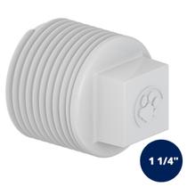 Plug com Rosca 1.1/4'' Branco