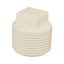 Plug Com Rosca 1/2" - Amanco (pvc Branco, Pn 750 Kpa)