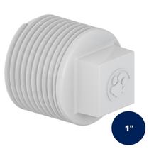 Plug com Rosca 1'' Branco