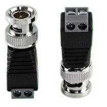 Plug Conector Adaptador Bnc Borne Conex 1000 Intelbras 2 Unidades Cftv Cameras Vigilancia