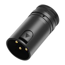 Plug Conector Canon XLR Macho Low Profile Com Pinos Banhado a Ouro