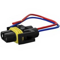 Plug Conector Chicote Farol Milha Neblina Lampada H8 H11 H27 2 Vias