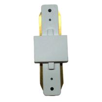 Plug conector emenda trilho eletrificado 180 branco delis