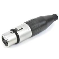 Plug Conector Linha Canon Fêmea XLR Santo Angelo SA2X