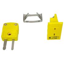 Plug Conector Macho/Femea Para Termopar Tipo K