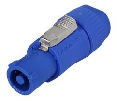 Plug Conector Macho Powercon Azul 20a Estilo Neutrik Pratt