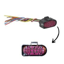 Plug Conector P/ Farol Vw T-cross Highline Led 14 Vias Plug Conector P/ Farol Vw T-cross Highline Led 14 Vias