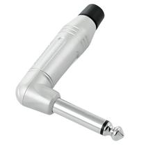 Plug Conector P10 Em L 90 Graus Mono Macho De Cabo