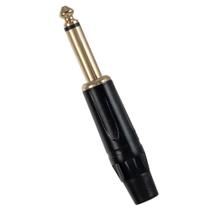 Plug Conector P10 Mono 6Mm Para Montagem De Cabo