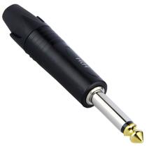 Plug Conector P10 Mono Com Ponta Banhada A Ouro HJH Oferta