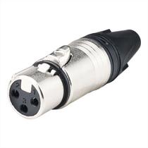 Plug Conector Profissional Xlr Femea Kato Para reposição e Solda de Cabo Plug Conector Profissional Xlr Femea Kato Para reposição e Solda de Cabo