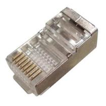 Plug Conector Rj45 Macho Cat 5 - 8 Vias - Blindado - Cy-7014