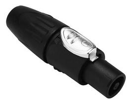 Plug Conector Speakon Macho Com Trava 2 Vias Tipo Neutrik Nf Plug Conector Speakon Macho Com Trava 2 Vias Tipo Neutrik Nf