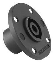 Plug Conector Speakon Painel Com Trava Metal Tipo Neutrik Nf