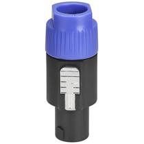 Plug Conector Speakon Speaker Macho Linha 4 Polos Para Cabo