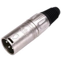 Plug Conector Xlr Santo Angelo Niquelado Linha Macho L3FNN01