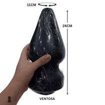 Plug Cu Anal Gigante com Ventosa Arrombador de Anus Sexo