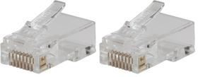 Plug de dados Klein Tools VDV826-728 RJ45 CAT5e banhado a ouro, pacote com 20 Plug de dados Klein Tools VDV826-728 RJ45 CAT5e banhado a ouro, pacote com 20