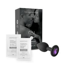 Plug em Silicone Go Play Niu Preto