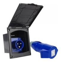 Plug Entrada Energia Motorhome Trailer Camper Motorcasa