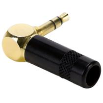 Plug Estéreo Cachimbo P2 Profissional Em L Banhado A Ouro Plug Estéreo Cachimbo P2 Profissional Em L Banhado A Ouro