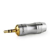 Plug Estéreo P2 Metal - 6Mm