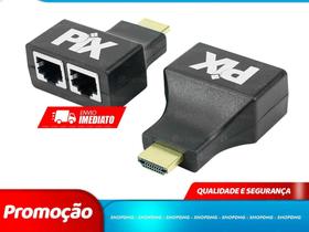 Plug Extensor HDMI Plug - CAT5E/CAT6 - 20M (075-0897) - Chipsce