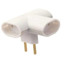 Plug Fame Benjamin 10A 250v 2 Pinos 3 Saídas Cinza - Adaptador de Tomada Plug Fame Benjamin 10A 250v 2 Pinos 3 Saídas Cinza - Adaptador de Tomada